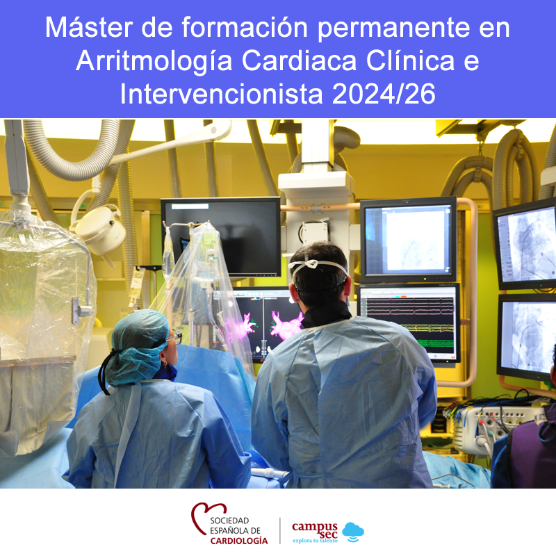 Máster de formación permanente en arritmología cardiaca clínica e intervencionista
